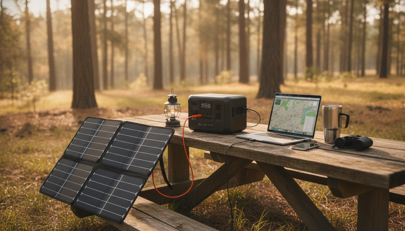 204Wh 300W Portable Solar Power Station: Fast Charging