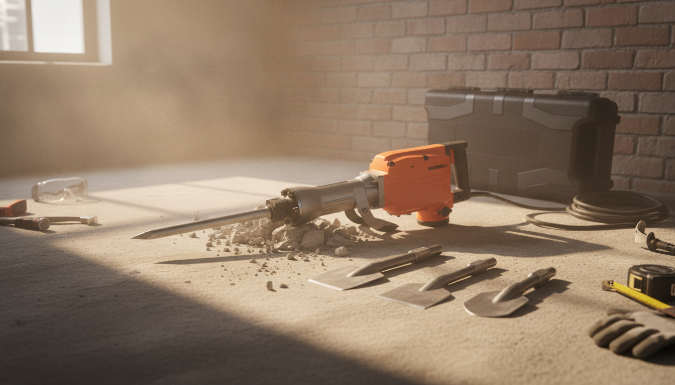 2200W Electric Jack Hammer Guide: 6 Chisels & Tips