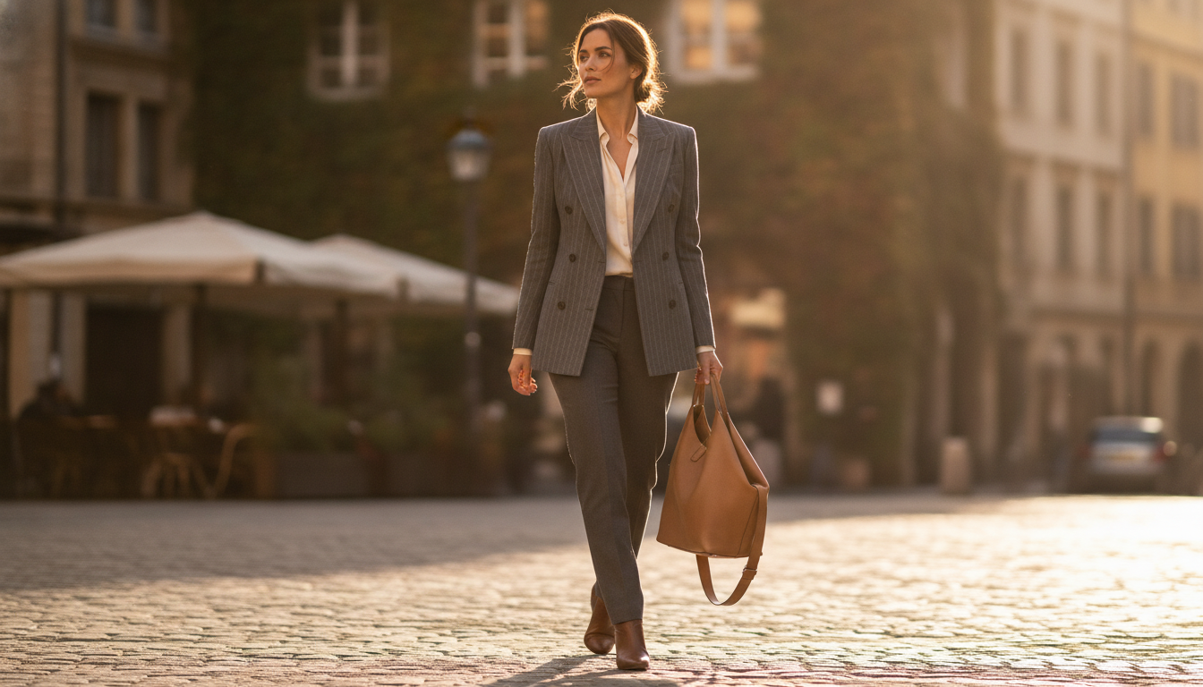 Brunello Cucinelli Pinstripe DB Virgin Wool Blazer