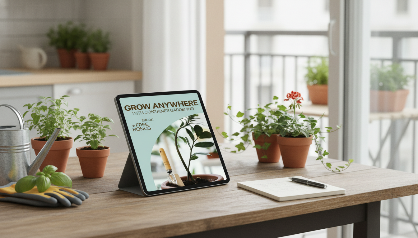 Container Gardening for Small Spaces: Indoor & Balcony
