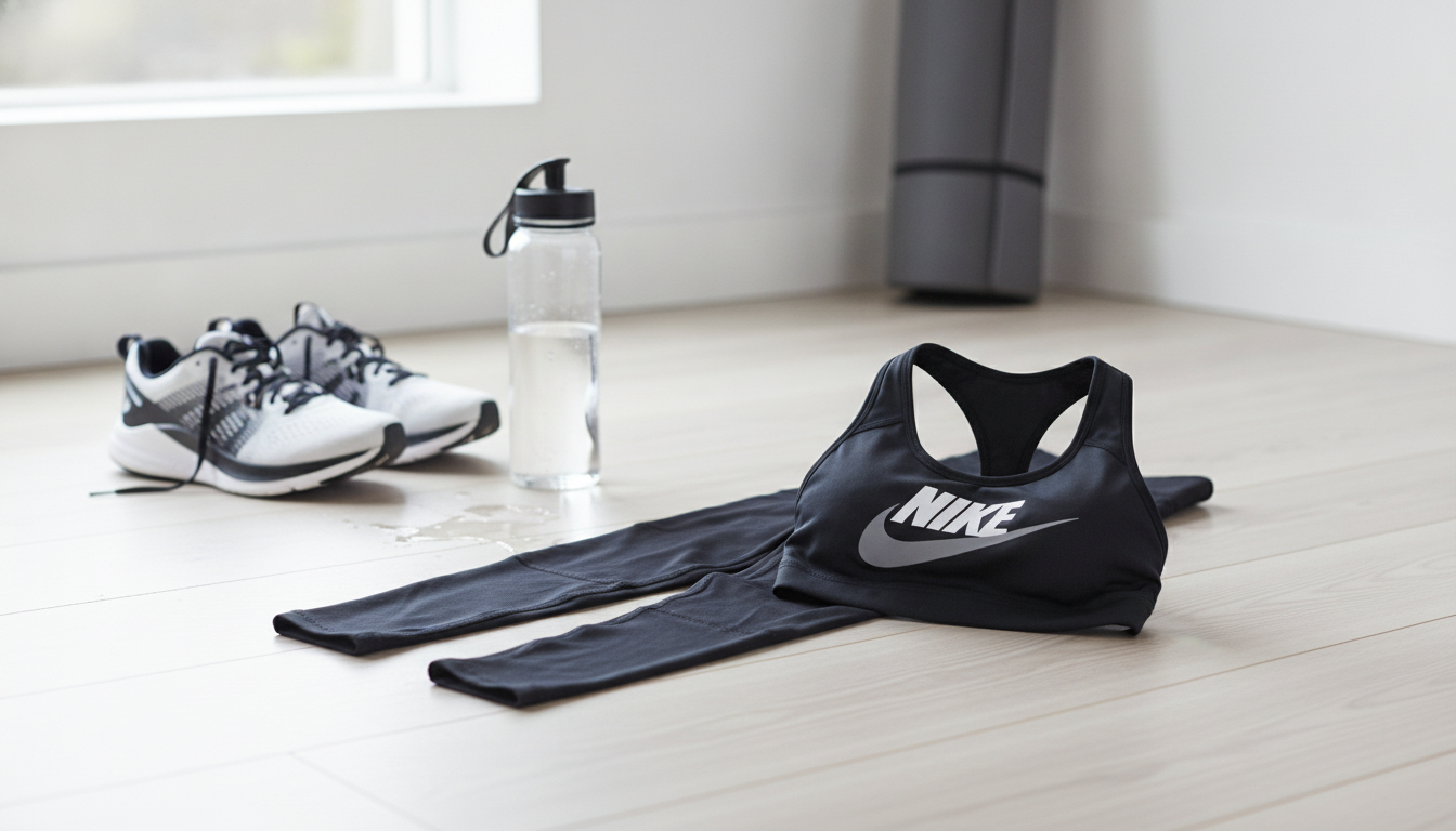 Nike Women’s Black Printed Sleeveless Round-Neck Top