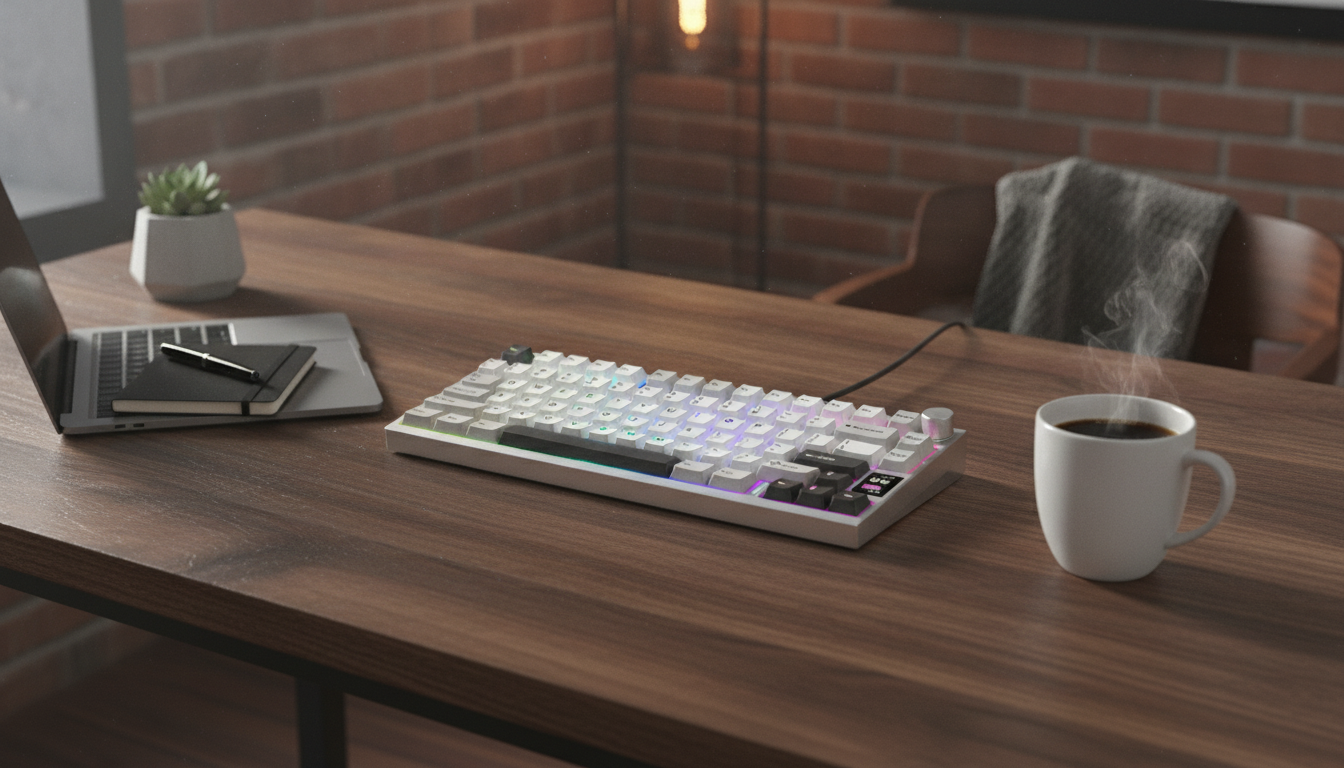 Wireless CNC Aluminum Keyboard w/ LCD & Hot-Swap: Real Use