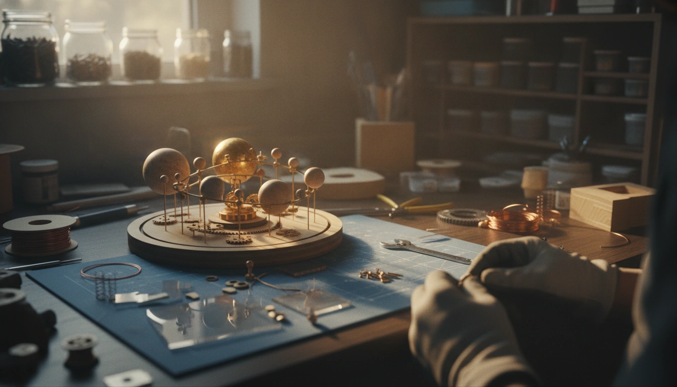 Build a Mechanical Solar System (Orrery): Easy DIY Steps