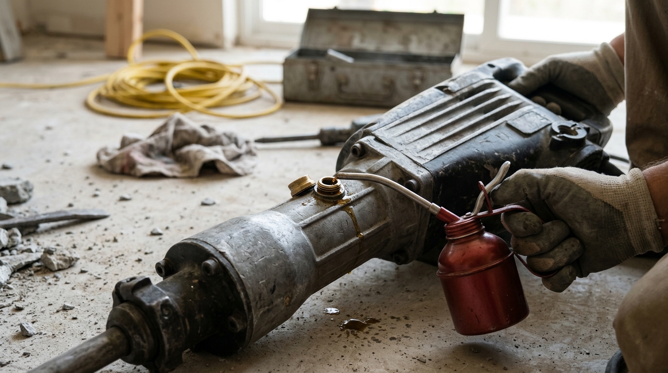 Hitachi H65 Demolition Hammer: Oil vs Grease Guide